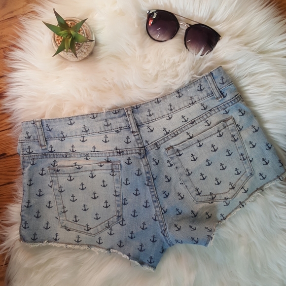 Summer Blue Denim Shorts - Picture 4 of 4